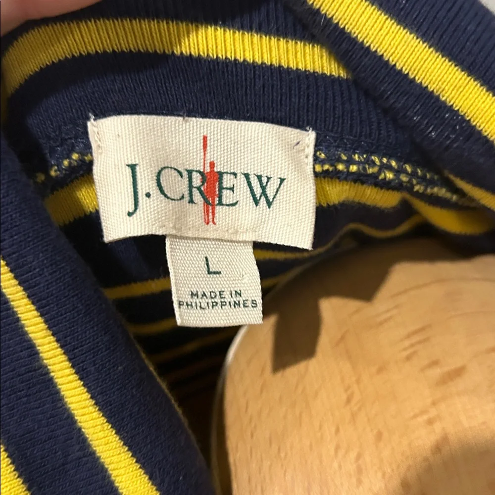 J.‎ Crew Heritage brushed rib-knit turtleneck in stripe
